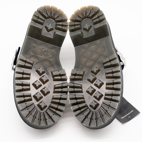 size 37EU 6 US Marc Jacobs Dr Martens Heaven Black Velvet Addina Mary Jane - Picture 6 of 11